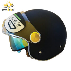 کلاه کاسکت وسپایی مشکی مات