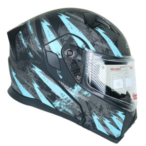 کلاه کاسکت دی ای وان مدل فک متحرک عینکدار کد DA_K101