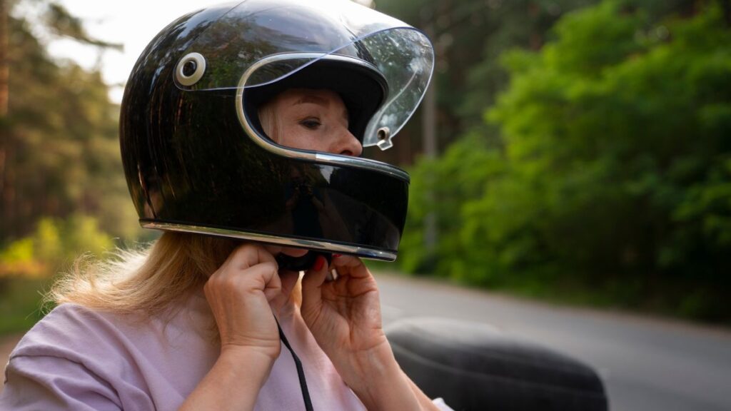 کلاه کاسکت با سایز نامناسب که باعث فشار به سر و افزایش فشار روی عضلات گردن می‌شود